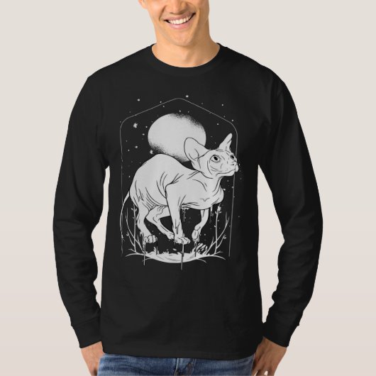 Gothic clothing aesthetic occult witch 3 tシャツ (正面)