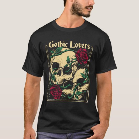 Gothic clothing aesthetic occult witch  8 tシャツ (正面)
