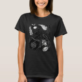 Gothic clothing aesthetic occult witch tシャツ (正面)