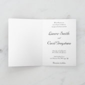 Gothic Couple Horror Wedding 招待状 (内部)