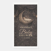 Gothic Crescent Moon Stars Baby Shower (正面)