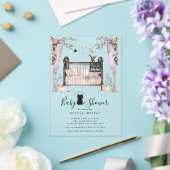 Gothic Crib Baby Shower Invitation アクリル招待状 (インサイチュ (ウェディング))