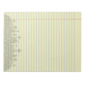 Gothic Crosses VampireファンタジーLegal Notepad ノートパッド (正面)