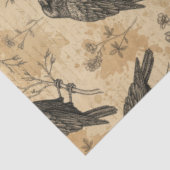 Gothic Crow Pattern Decoupage Tissue Paper 薄葉紙 (詳細)