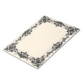 Gothic Damask Frame ノートパッド (アングル)