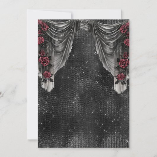 Gothic Dark Birthday invitation 招待状 (裏面)