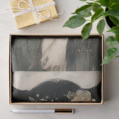 Gothic Dark Fairy with Floral Crown Decoupage 薄葉紙 (ギフト)