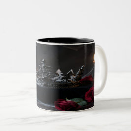 Gothic Dark Fantasy Crown Mug ツートーンマグカップ