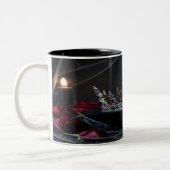 Gothic Dark Fantasy Crown Mug ツートーンマグカップ (左)