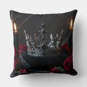 Gothic Dark Fantasy Crown Pillow クッション (裏面)