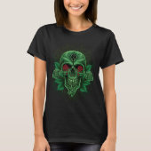 Gothic Death Skeleton  Demon Heavy Metal Tシャツ (正面)