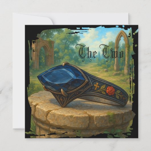 Gothic engagement gift カード (正面)