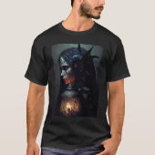 Gothic Fairycore Aesthetic Dark Horror Grunge Tシャツ (正面)