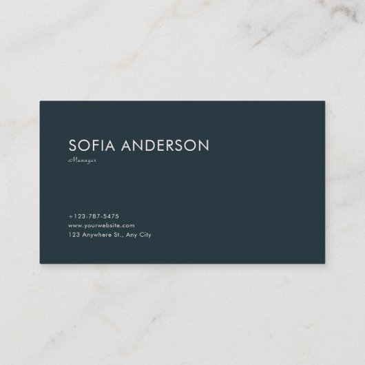 Gothic Fairytale Celestial Moon Burgundy Rose 名刺 (裏面)