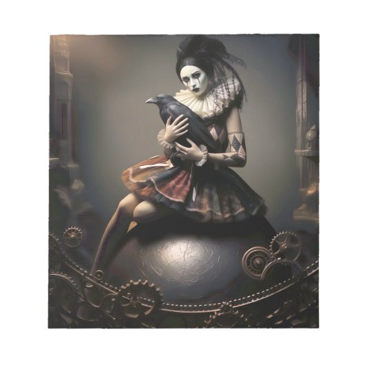 Gothic Fantasy Poster ノートパッド (正面)