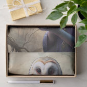 Gothic Fantasy Tarot Reader White Owl & Raven  薄葉紙 (ギフト)