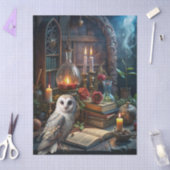 Gothic Fantasy Tarot Reader's Room & White Owl 薄葉紙 (クラフト)