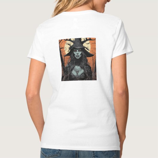 Gothic female demon tシャツ (裏面)