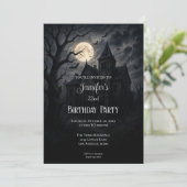 Gothic Floral Birthday Invitation 招待状 (スタンド正面)