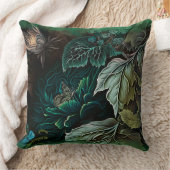 Gothic Floral Glitter Neon Floral クッション (ブランケット)