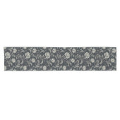 Gothic Flowers Pattern ショートテーブルランナー (横)
