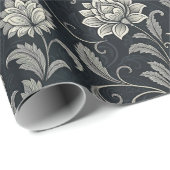 Gothic Flowers Pattern ラッピングペーパー (ロールコーナー)