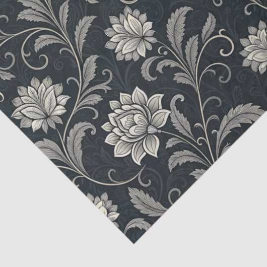 Gothic Flowers Pattern 薄葉紙 (詳細)