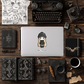 Gothic Girl Cute Girly Anime Cartoon Personalized シール