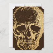 Gothic Glam | Invitations | Brown 招待状 (裏面)