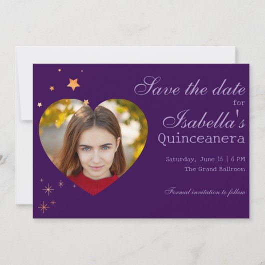 Gothic Glam Quince photo heart Foil (正面)