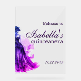 Gothic Glam Quince  purple アクリルサイン