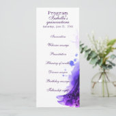 Gothic Glam Quince purple program Quinceañera プログラム (スタンド正面)