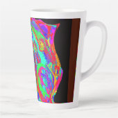 Gothic Goddess with Horned Headdress Mug カフェラテマグ (右)