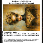 Gothic Gold Masquerade Woman, Mask ER2R Decoupage 薄葉紙