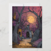 Gothic Graveyard Tim Burton-Inspired Invitation    カード (正面)