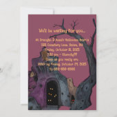 Gothic Graveyard Tim Burton-Inspired Invitation    カード (裏面)