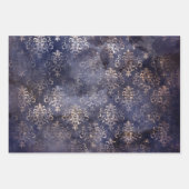 Gothic Grunge Indigo  ラッピングペーパーシート (正面2)