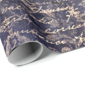 Gothic Grunge Indigo  ラッピングペーパー (ロールコーナー)