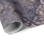 Gothic Grunge Indigo  ラッピングペーパー (ロールコーナー)