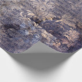 Gothic Grunge Indigo  ラッピングペーパー (角)