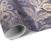 Gothic Grunge Indigo  ラッピングペーパー (ロールコーナー)