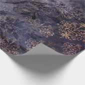 Gothic Grunge Indigo  ラッピングペーパー (角)