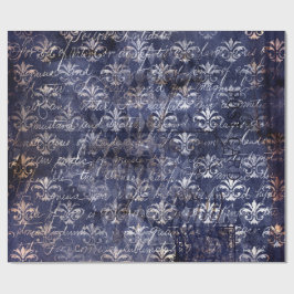 Gothic Grunge Indigo  ラッピングペーパー