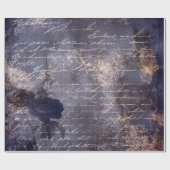 Gothic Grunge Indigo  ラッピングペーパー (フラット)