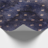 Gothic Grunge Indigo  ラッピングペーパー (角)