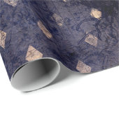 Gothic Grunge Indigo  ラッピングペーパー (ロールコーナー)