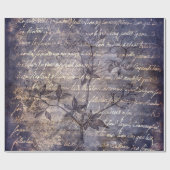 Gothic Grunge Indigo  ラッピングペーパー (フラット)