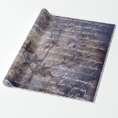 Gothic Grunge Indigo  ラッピングペーパー (アンロールド)