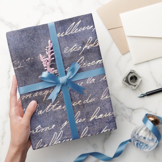 Gothic Grunge Indigo  ラッピングペーパー (ギフト)