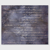 Gothic Grunge Indigo  ラッピングペーパー (フラット)